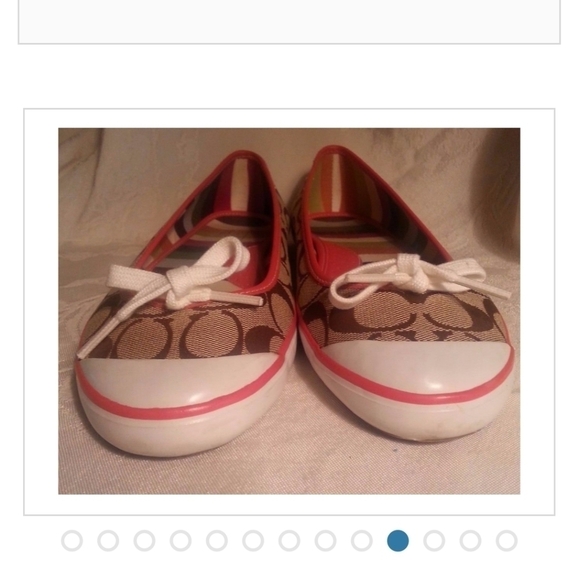 Authentic COACH LANDON FLAT SHOES SIZE 8.5 - Picture 7 of 15